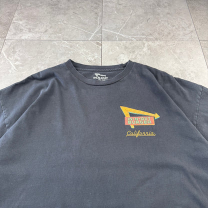 00s In-N-Out Burger California  Black Graphic T-Shirt