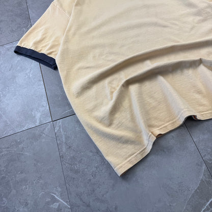 00s Fruit of the Loom Yellow Ringer T-Shirt