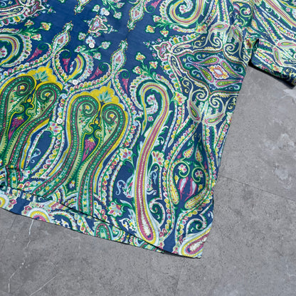 90s Ralph Lauren Caldwell Rare Silk Paisley Shirt