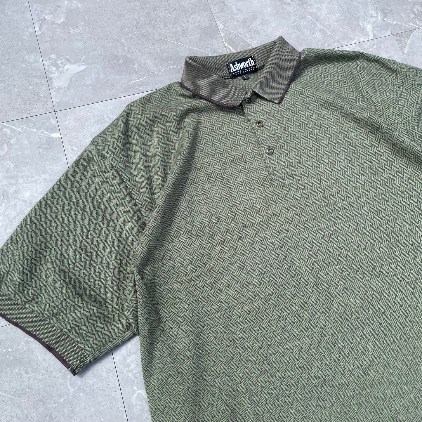 90s Ashworth Made in USA Polo Shirt