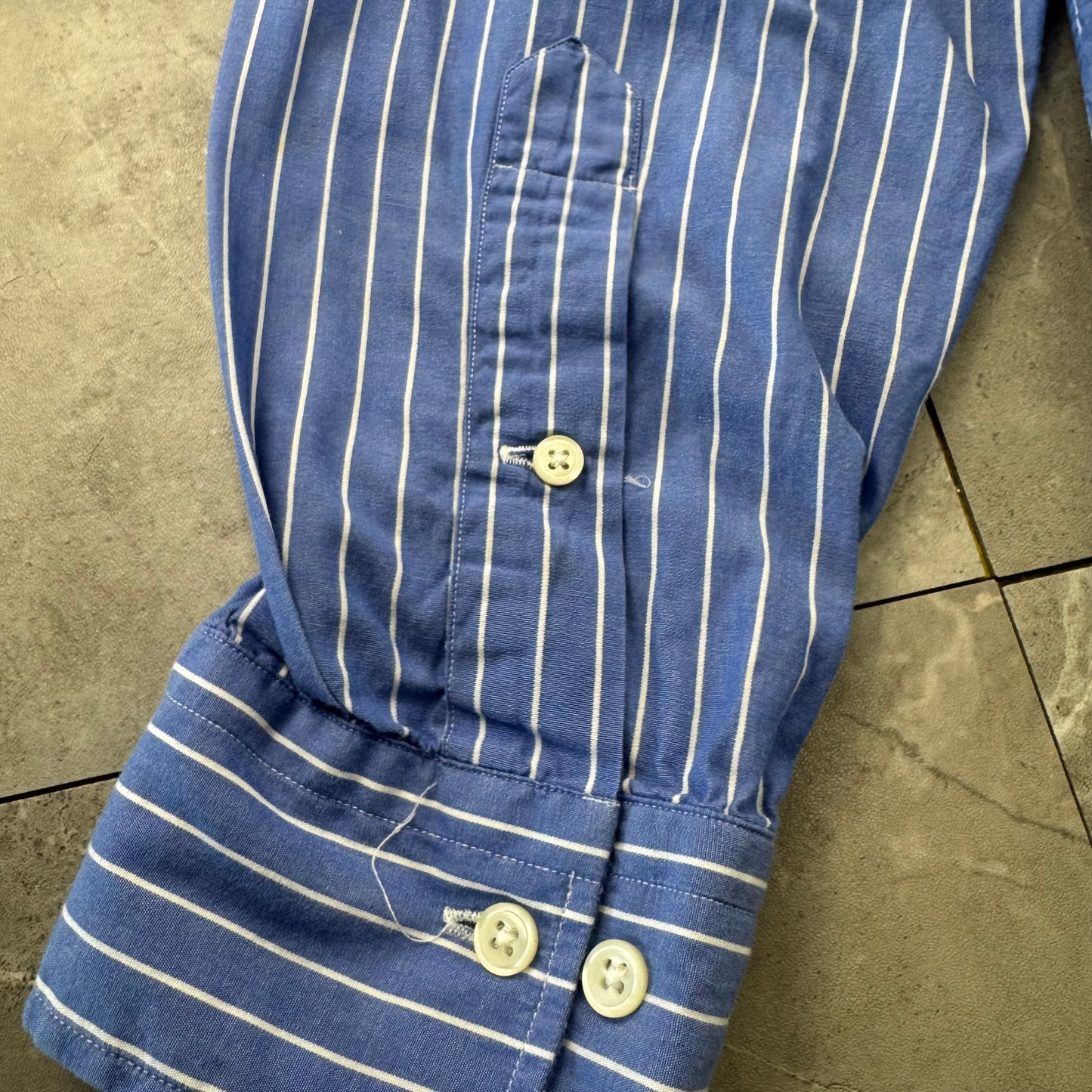 00s Polo by Ralph Lauren “Philip” Blue Striped Shirt