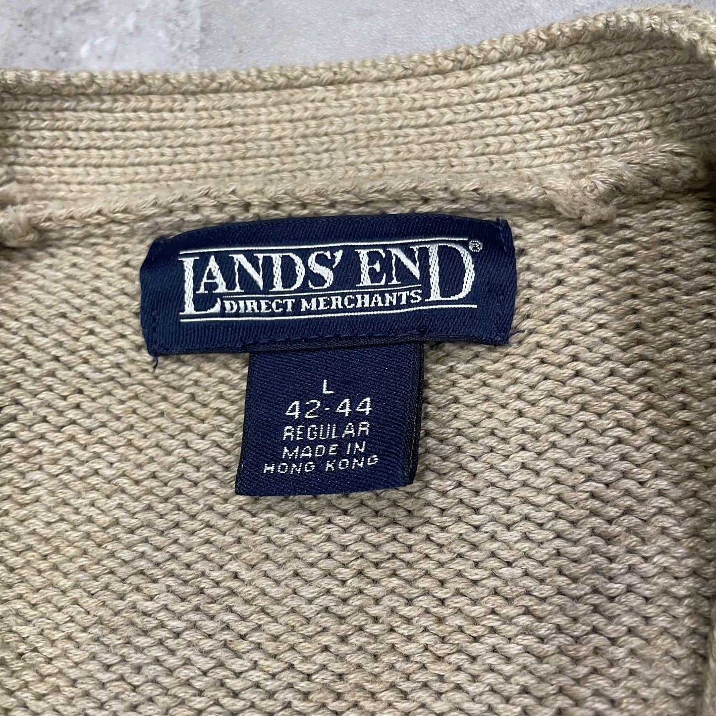 90s Lands’ End Knitted Cardigan