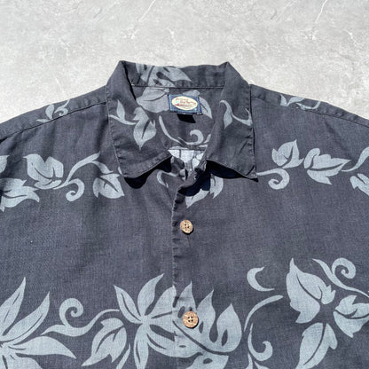 90s Tommy Bahama Linen Hawaiian Shirt