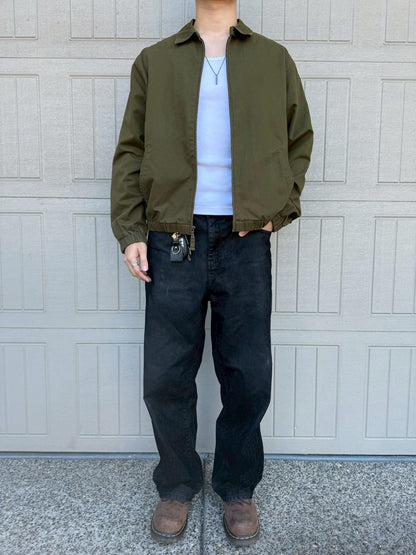 90s-00s Ralph Lauren Brown Checkered Lined Swing Top Jacket