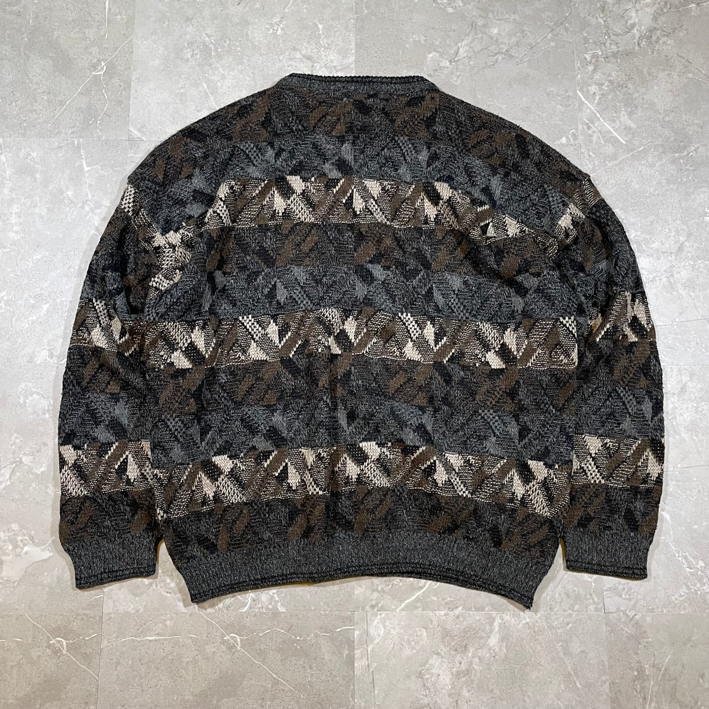 90s Haggar Wool-Blend Design Knit