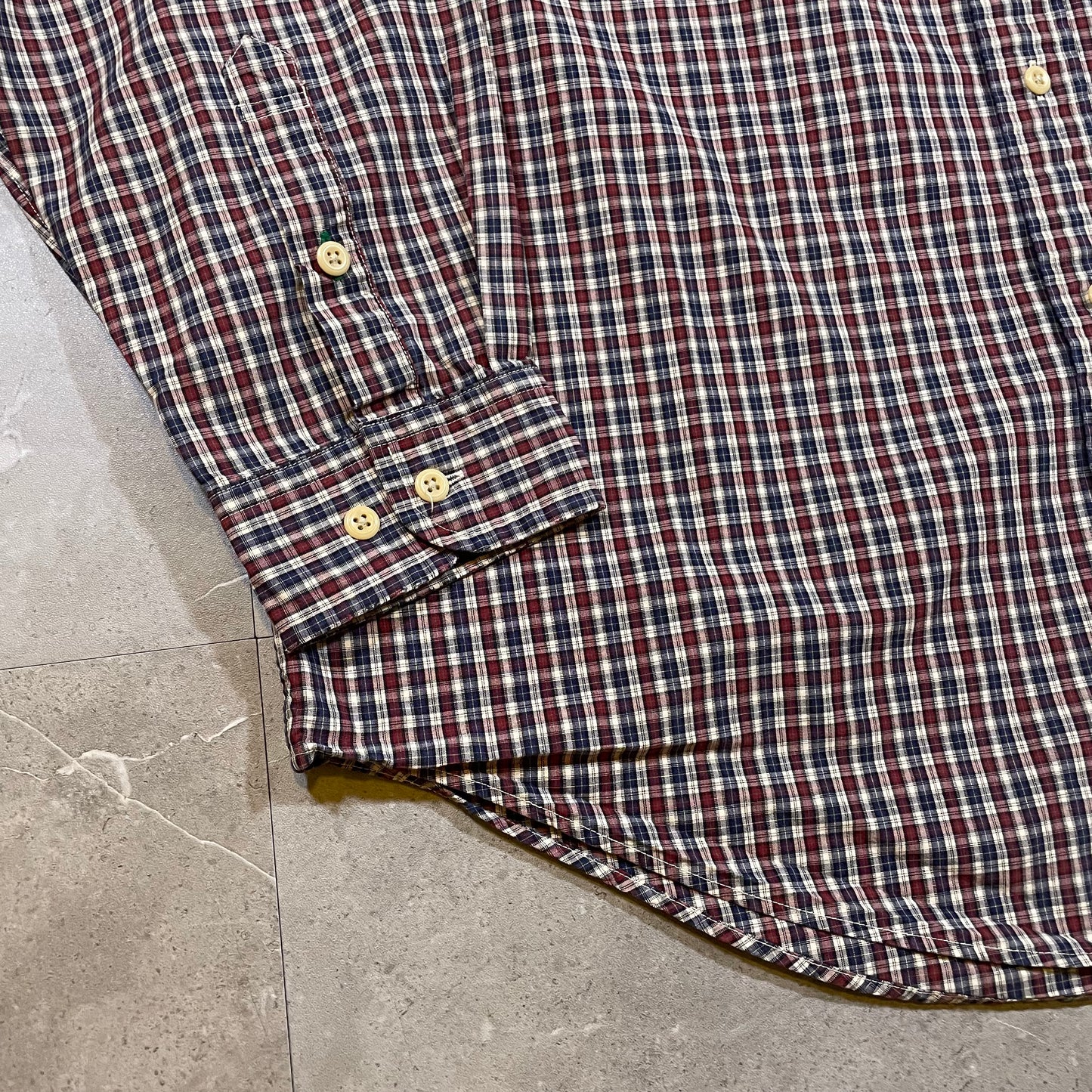 90s Tommy Hilfiger Checkered Button Down Shirt