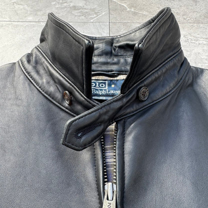 Ralph Lauren Black Leather Jacket