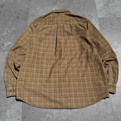 00s Eddie Bauer Corduroy Checkered Button Down Shirt KiiChain Clothing