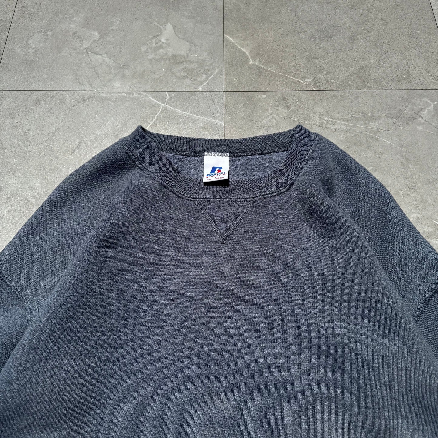 90s Russell Athletic Dark Gray Crewneck Sweatshirt KiiChain Clothing