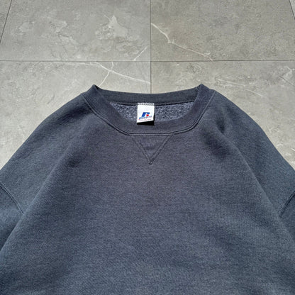 90s Russell Athletic Dark Gray Crewneck Sweatshirt KiiChain Clothing