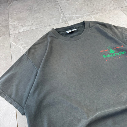 90s Lee Provincetown Portuguese Festival 1999 Faded Gray Made in USA Graphic T-Shirt