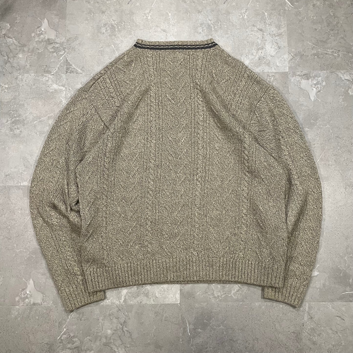 90s St. John’s Bay V-Neck Knitted Sweater