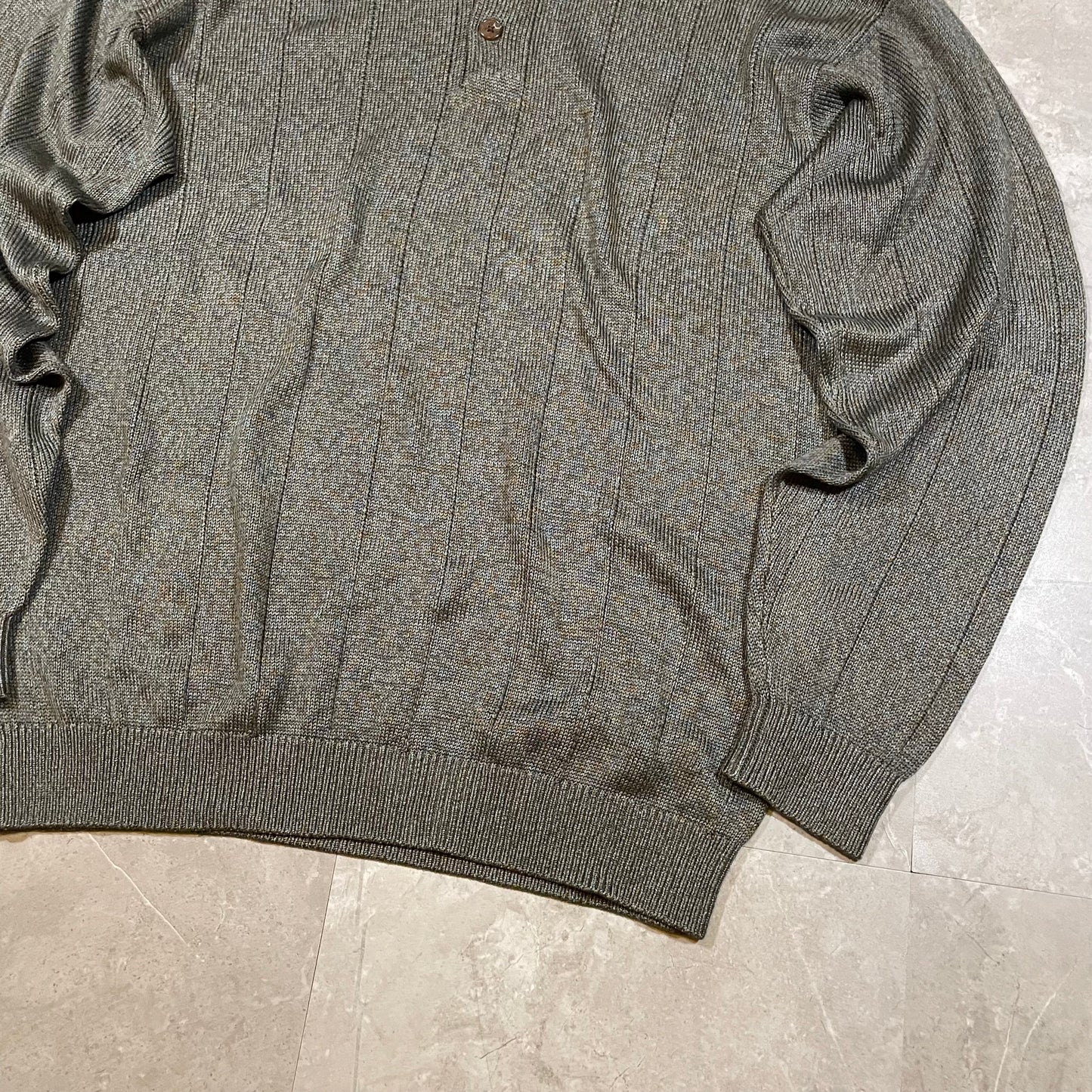 90s Barry Bricken Silk Polo Sweater