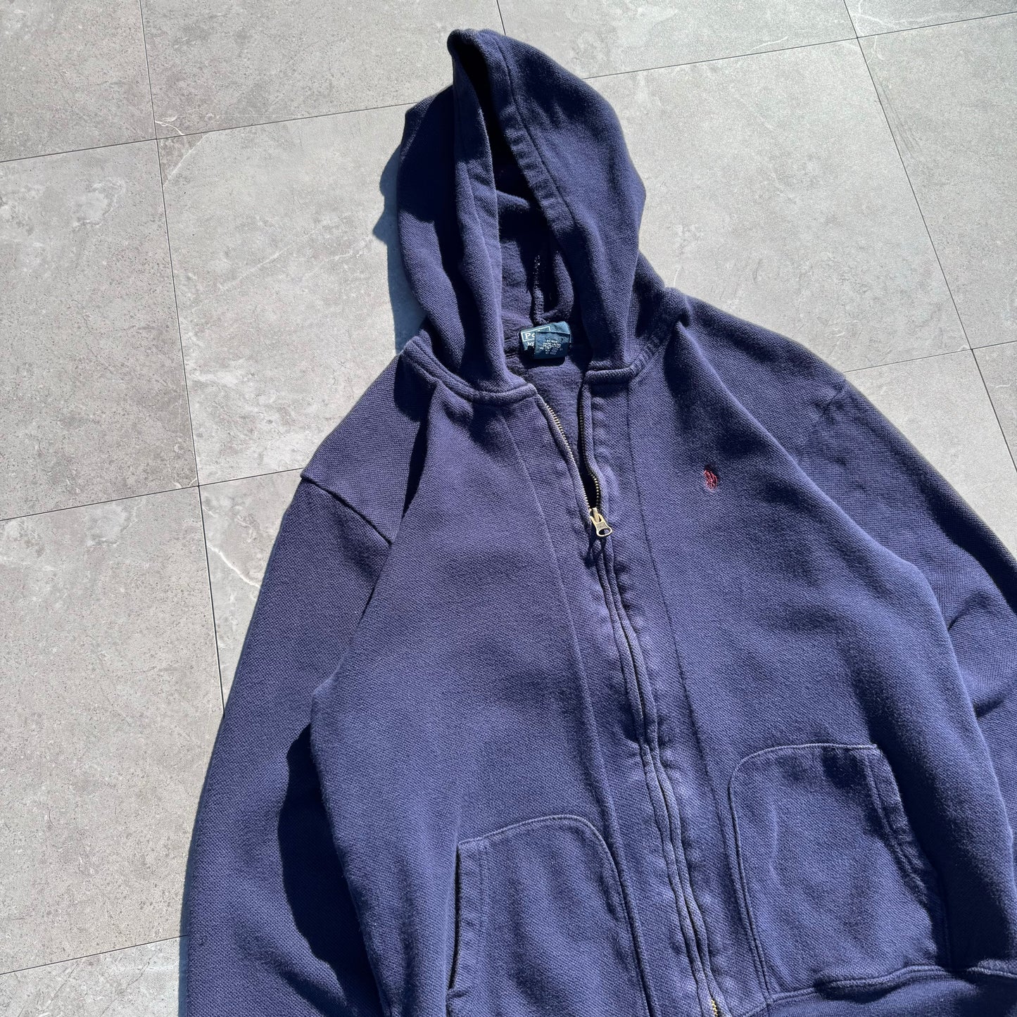 90s Ralph Lauren Women’s Zip-Up Hoodie