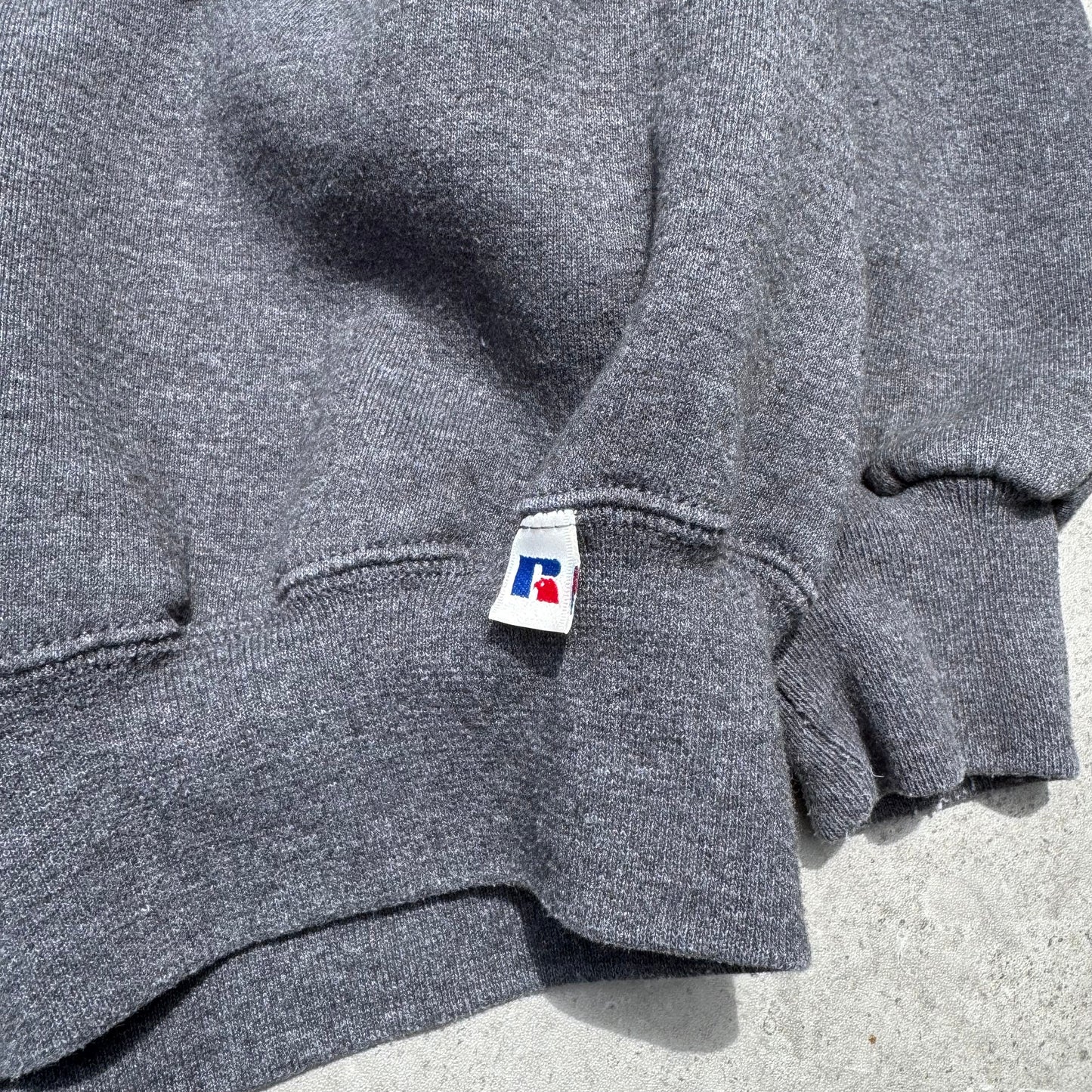 90s Russell Athletic Made in USA Dark Gray Sweatshirt KiiChain Clothing
