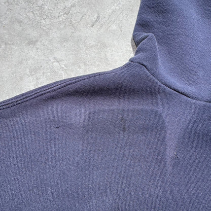 90s-00s Nike Center Logo Sun-Faded Navy Hoodie KiiChain Clothing