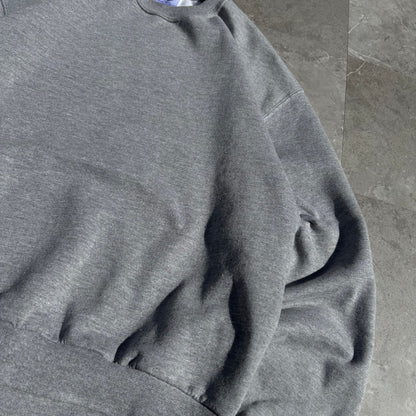 90s-00s Jerzees Gray Crewneck Sweatshirt KiiChain Clothing