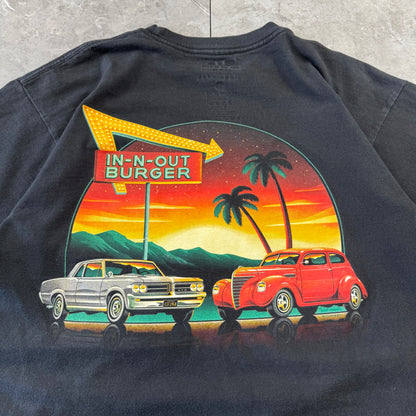 00s In-N-Out Burger Oregon Black Graphic T-Shirt