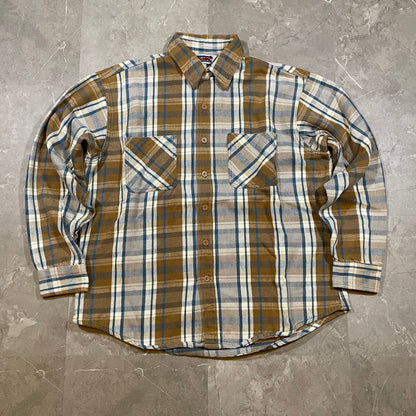 80s Big Mac Brown Checkered Flannel Shirt