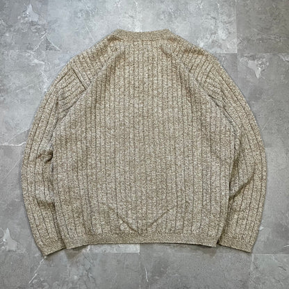 90s David Taylor Made in USA Henley Neck Knitted Sweater