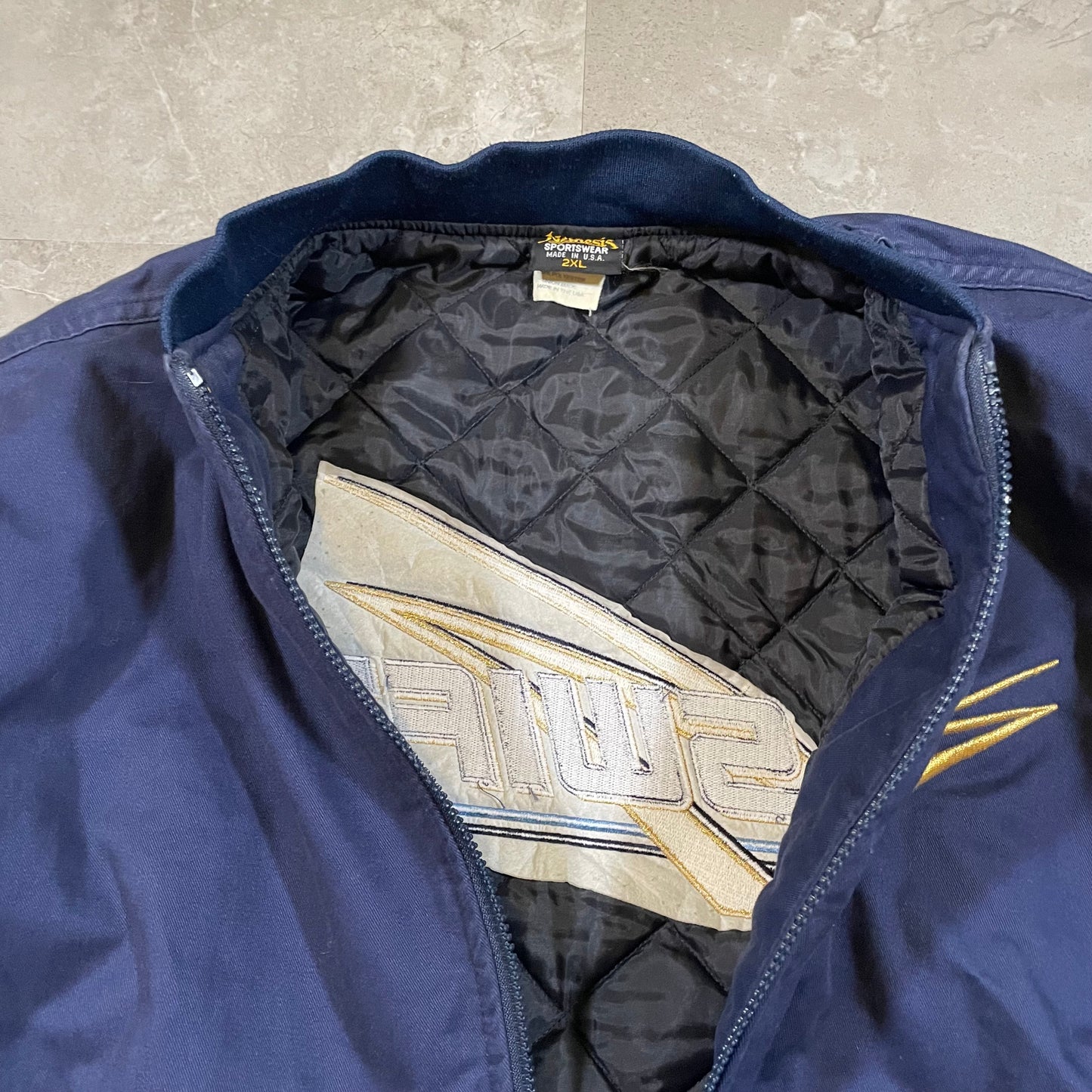 90s Nemesis Sportswear Made in USA Bomber Jacket