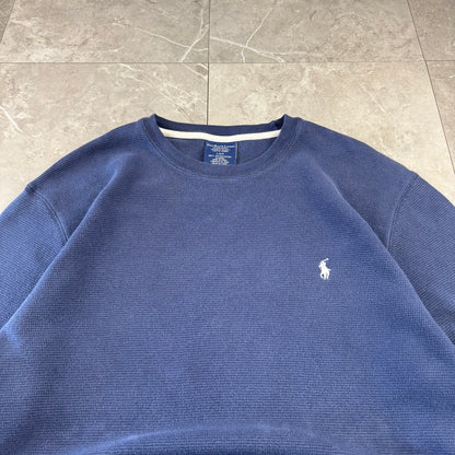 90s Polo Ralph Lauren Navy Long Sleeve Thermal