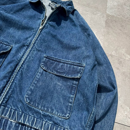 80s-90s Ralph Lauren Rare Dual Pocket Denim Swing Top Jacket