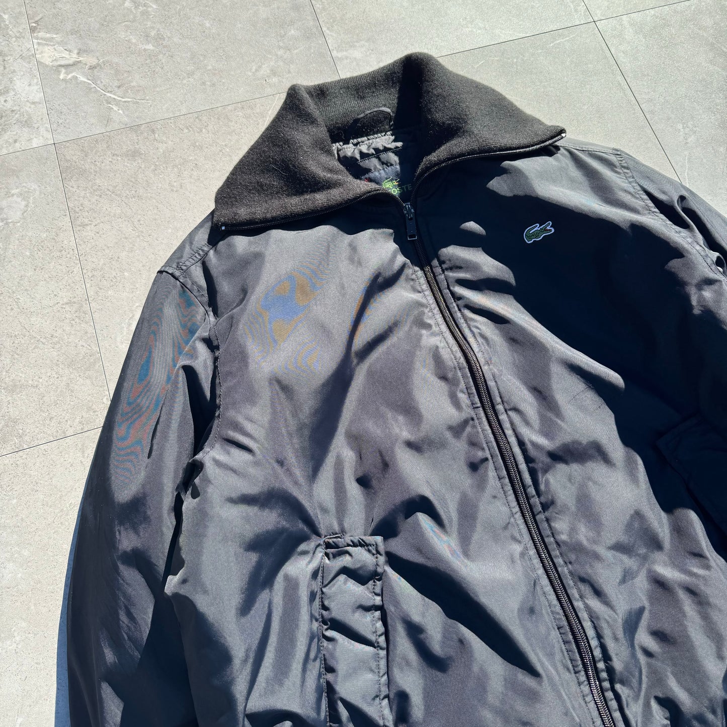 00s Lacoste Black Puffer Jacket