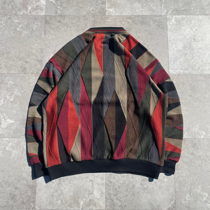 90s Tundra Made in Canada Coogi-Style Design Knit