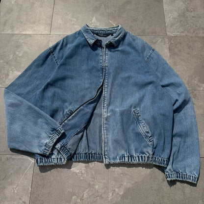 80s-90s Ralph Lauren Light Blue No-Pony Denim Swing Top Jacket