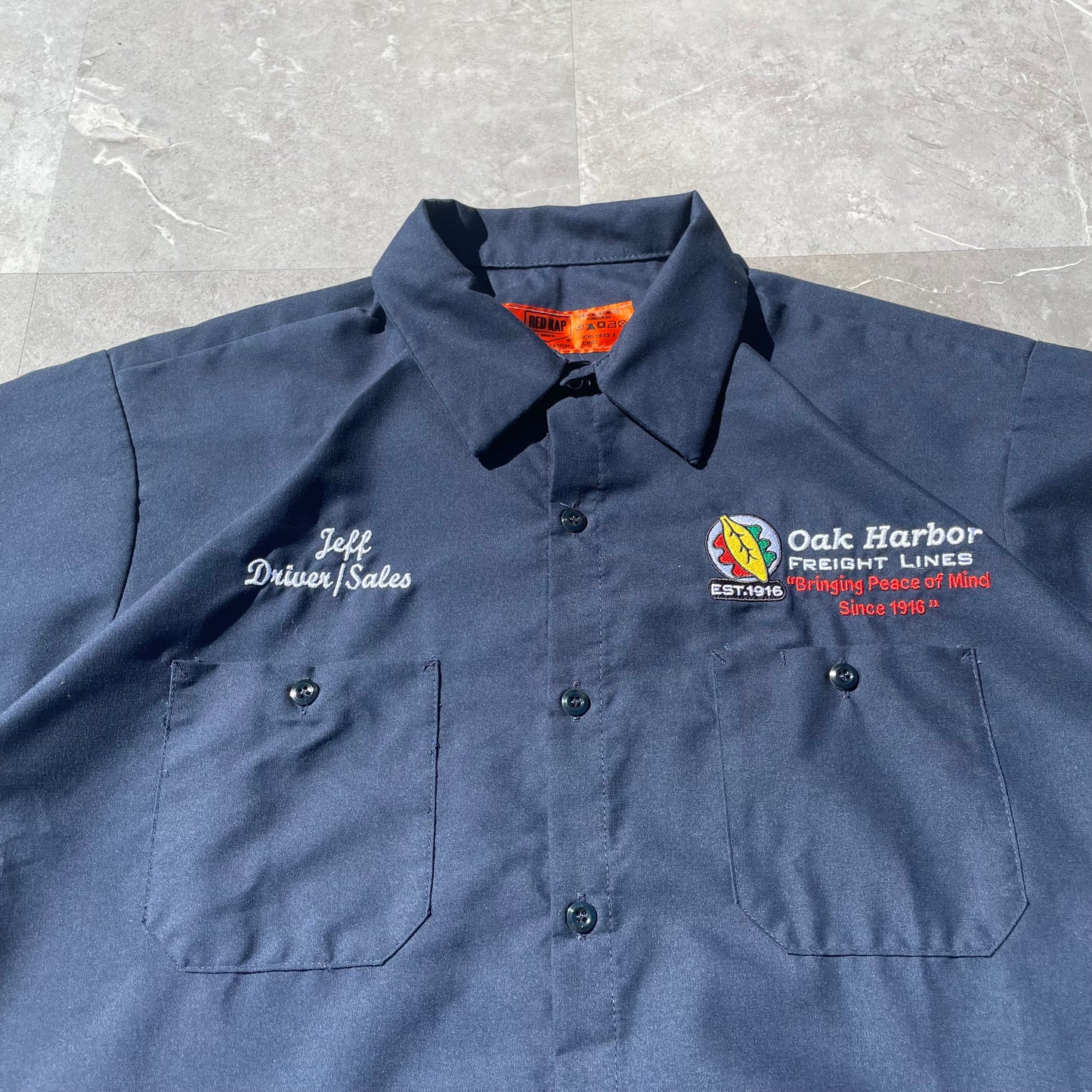 90s-00s Red Kap Oak Harbor Work Short Sleeve Shirt