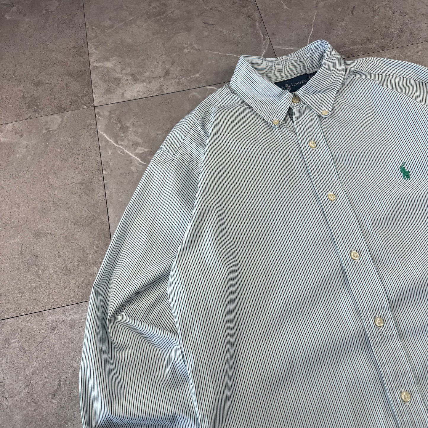 00s Ralph Lauren Classic Fit Striped Shirt