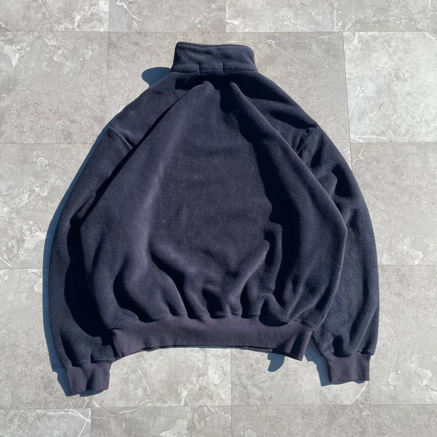 90s Ralph Lauren Navy Fleece Half-Zip Pullover