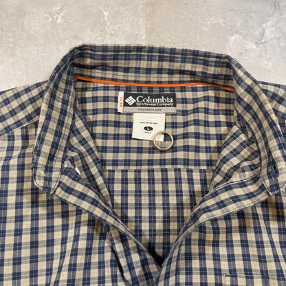 00s Columbia Checkered Button Down Shirt