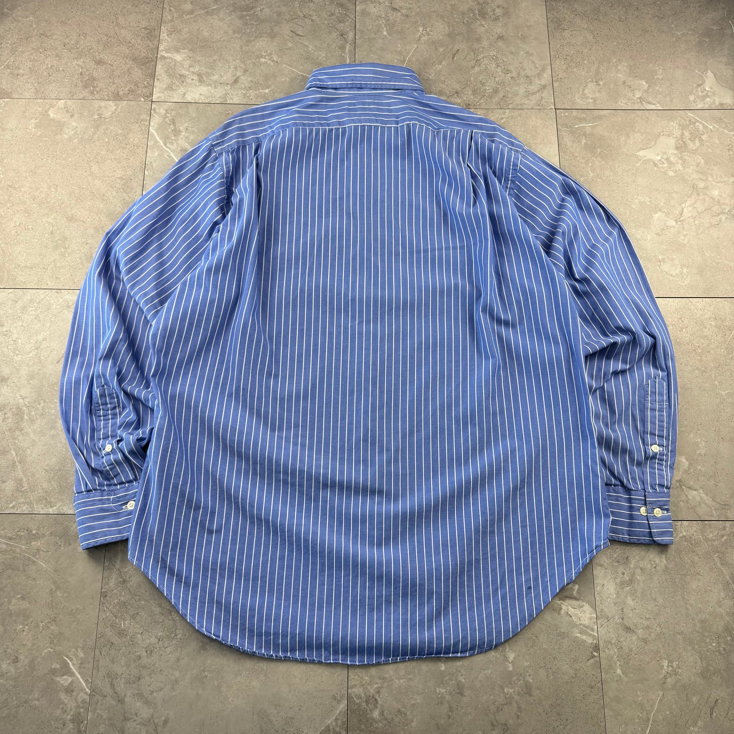 00s Polo by Ralph Lauren “Philip” Blue Striped Shirt