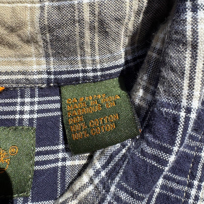 90s Timberland Faded Checkered Long Sleeve Shirt KiiChain Clothing