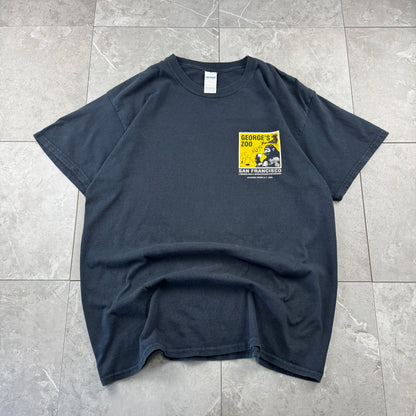 00s Gildan George’s Zoo San Francisco Black Graphic T-Shirt