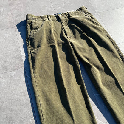 90s-00s Ralph Lauren Pleated Corduroy Pants 36x32