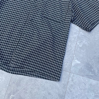 90s Saga Made in USA Checkered Short Sleeve Shirt