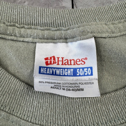90s-00s Hanes Black Dog Khaki T-Shirt