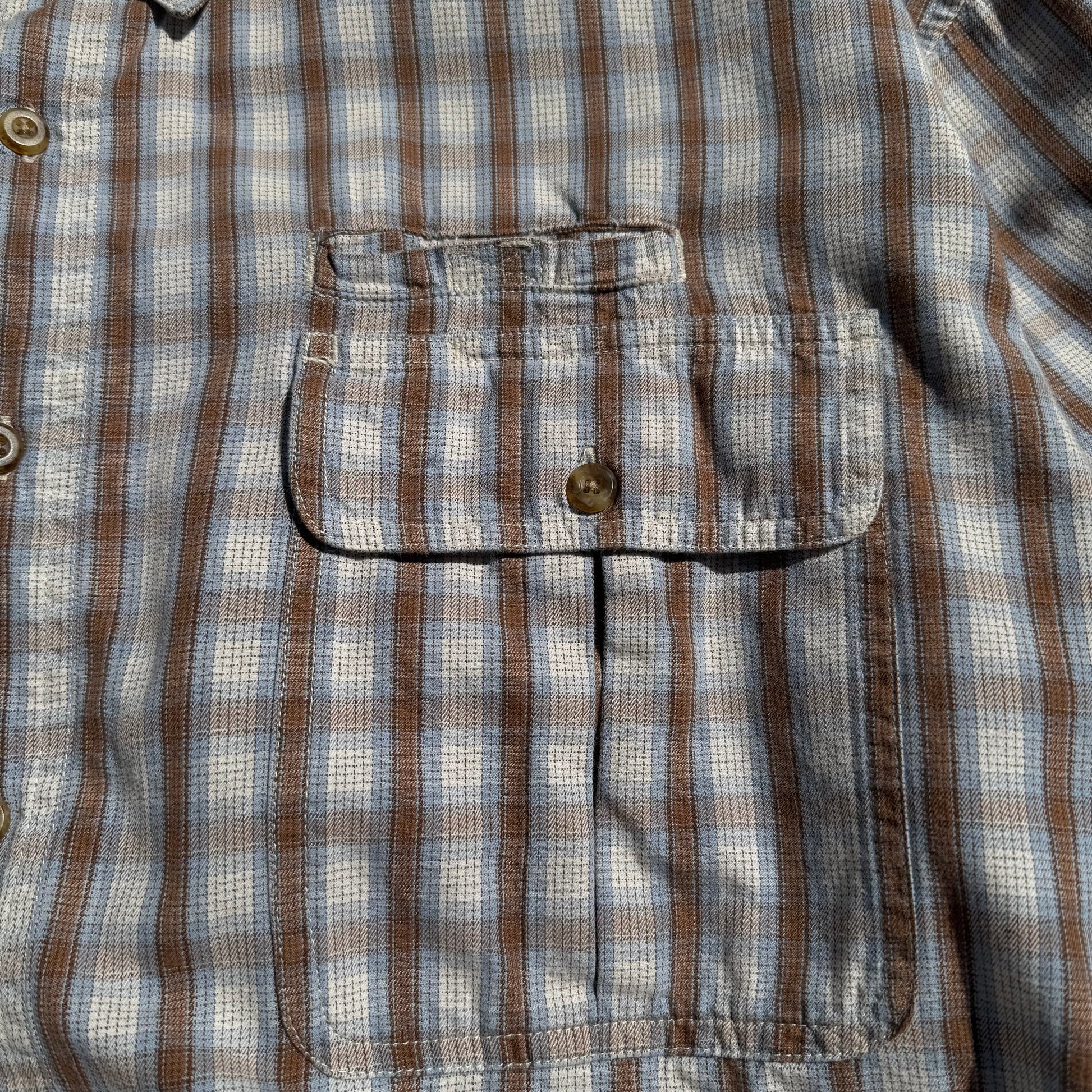 90s Cabela's Checkered Multi-Pocket Button Down Shirt KiiChain Clothing