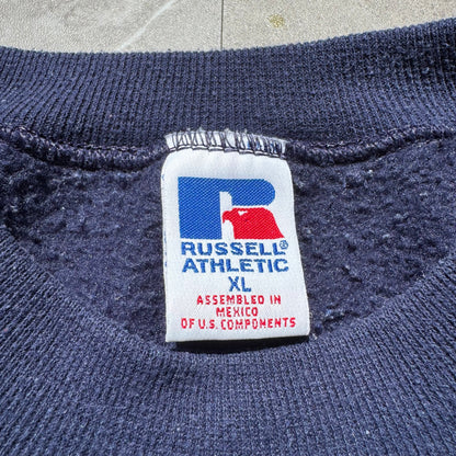 90s Russell Athletic Navy Crewneck Sweatshirt KiiChain Clothing