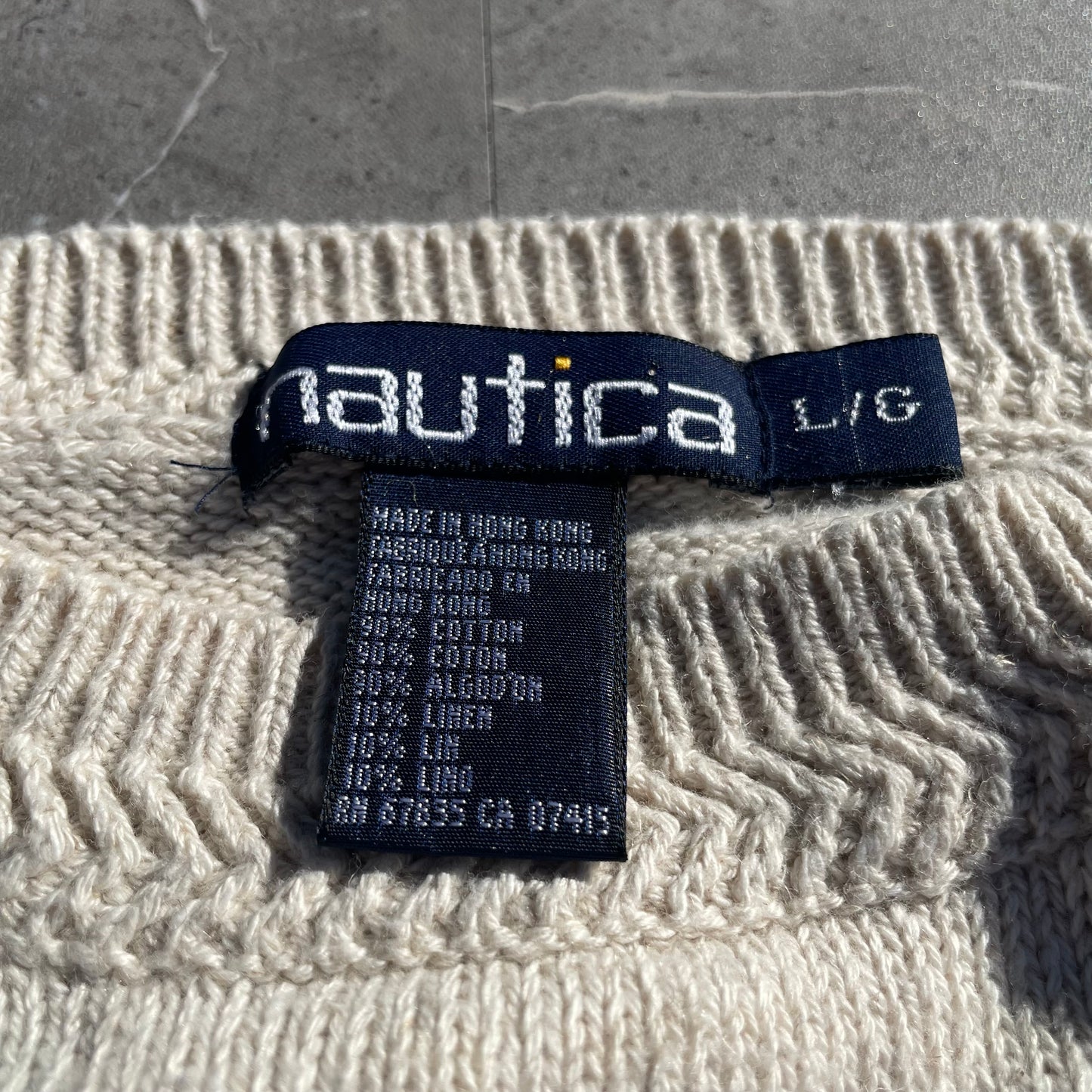 90s Nautica Checkered Knit