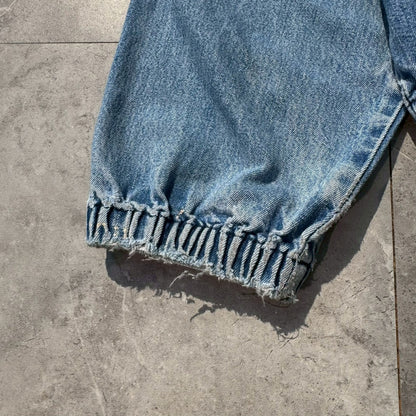 80s-90s Ralph Lauren Light Blue No-Pony Denim Swing Top Jacket
