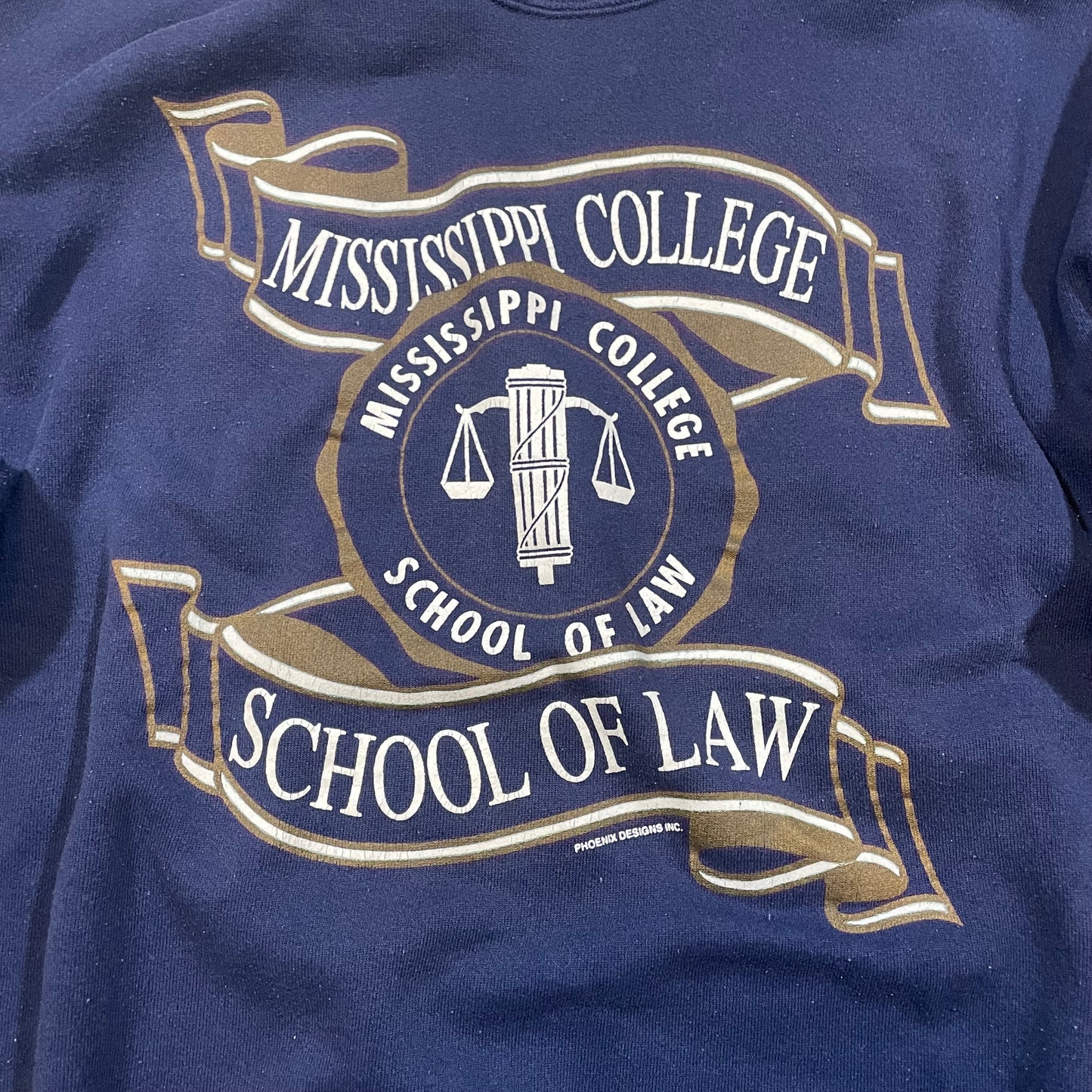 90s Hanes Mississippi School of Law Made in USA Sweater