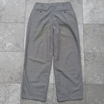 80s-90s Polo by Ralph Lauren Made in USA Houndstooth Pleated Slacks