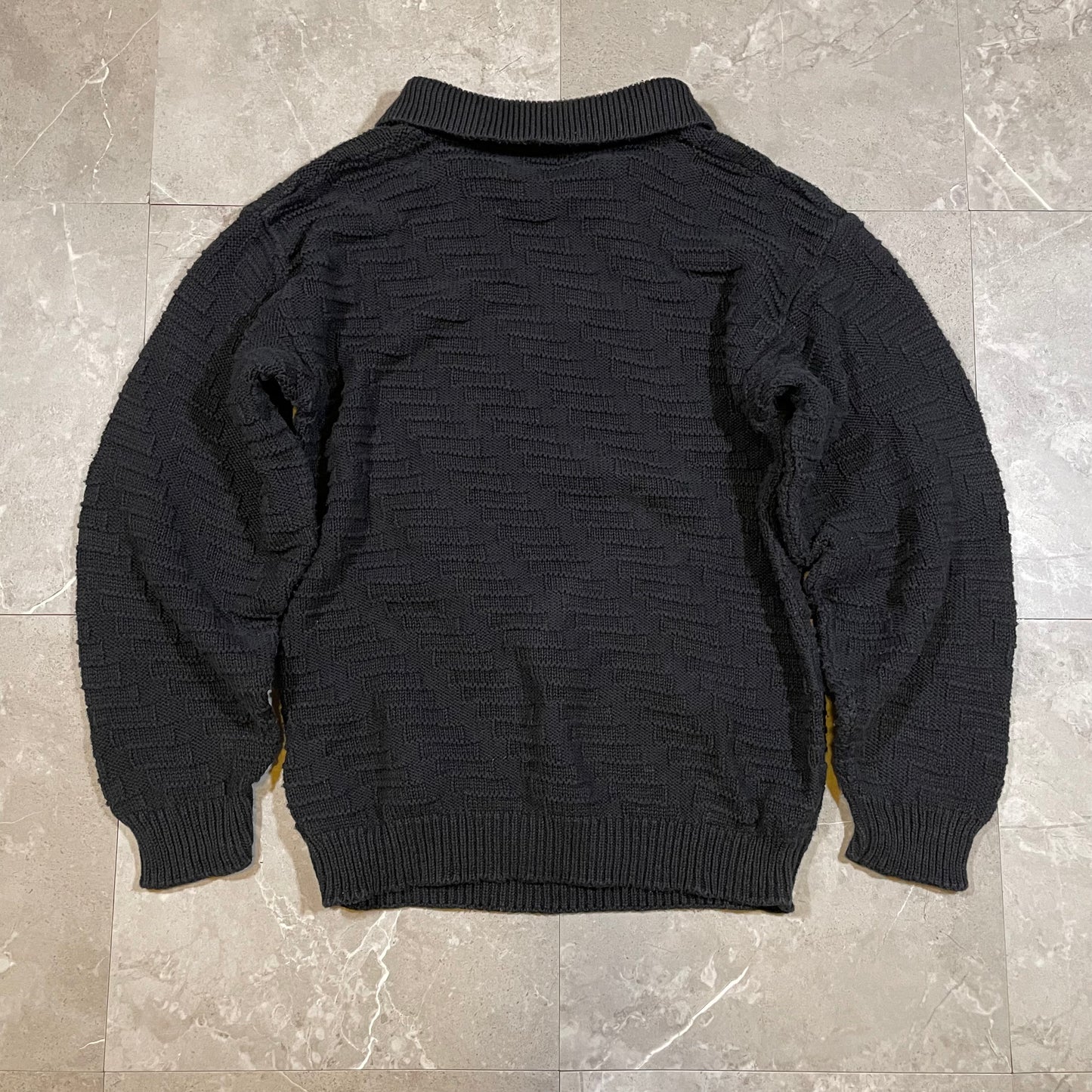 90s Women’s Unknown Knitted Polo Sweater