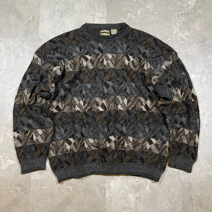 90s Haggar Wool-Blend Design Knit