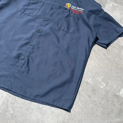 90s-00s Red Kap Oak Harbor Work Short Sleeve Shirt