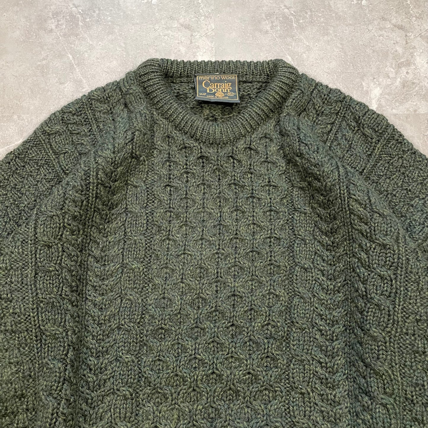 90s Carraig Donn Merino Wool Knitted Sweater